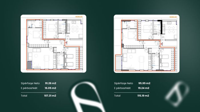 Apartamente 2+1 në Shitje- Durrës